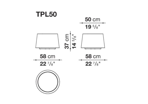 Table basse Planck D50 – Image 5