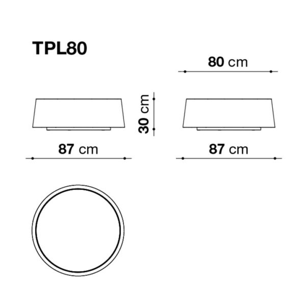 Table basse Planck D80 – Image 5