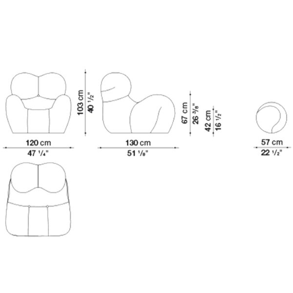 Fauteuil Up 5_6 "La Mamma" – Image 5